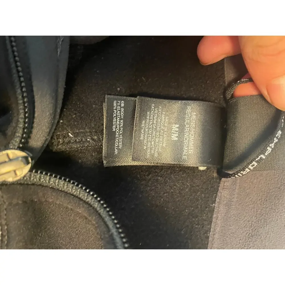 Northface mens medium black and gray jacket